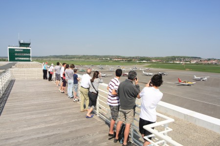 Réouverture de la terrasse de l'aéroport